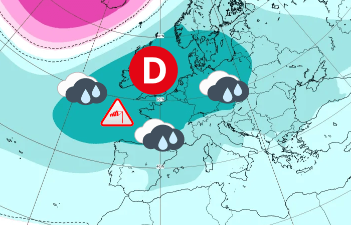 Pluies abondantes et vents forts : encore beaucoup d'agitation à venir en Europe