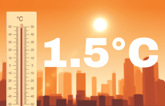 2024 a franchi le seuil des +1,5°C de réchauffement pour la première fois