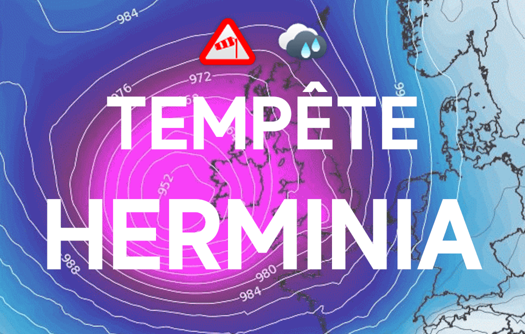 Vents violents, crues et submersion marine : agitation en vue sous la tempête Herminia